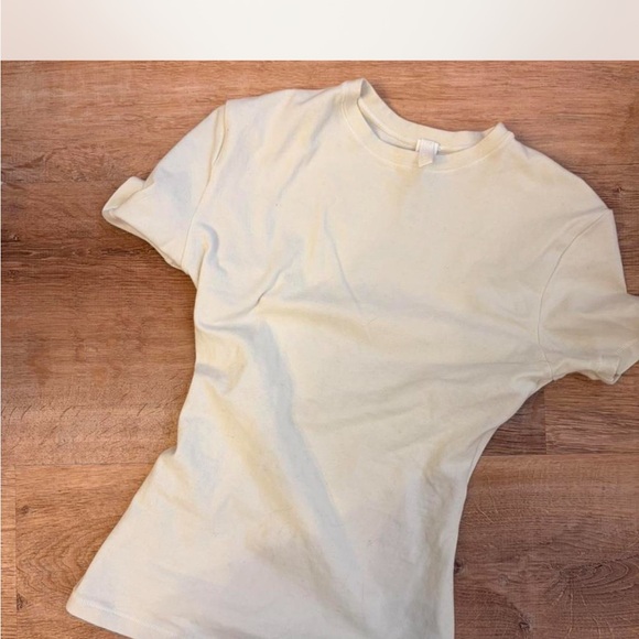 Skims cotton jersey bone tshirt - Picture 2 of 3